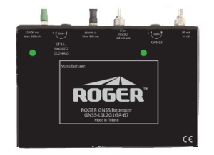 Roger GPS: GNSS-L1L2G1GA-67 repeater for L1, L2, GLONASS, Galileo, BeiDou signals